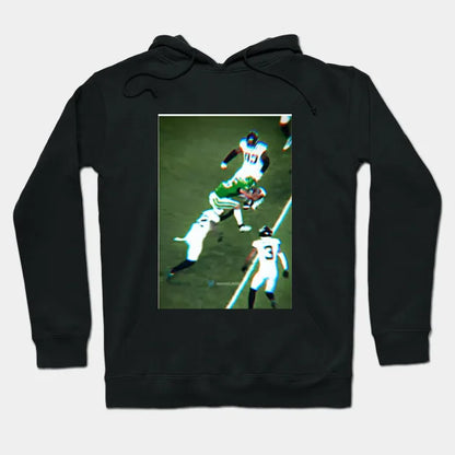 Official Exciting Whites Eagles - Cooper Dejean And Reed Blankenship Exciting Whites - Exciting Whites Eagles - Fly Saquon Barkley Eagles Fly Reverse Hurdle Vintage Hoodie