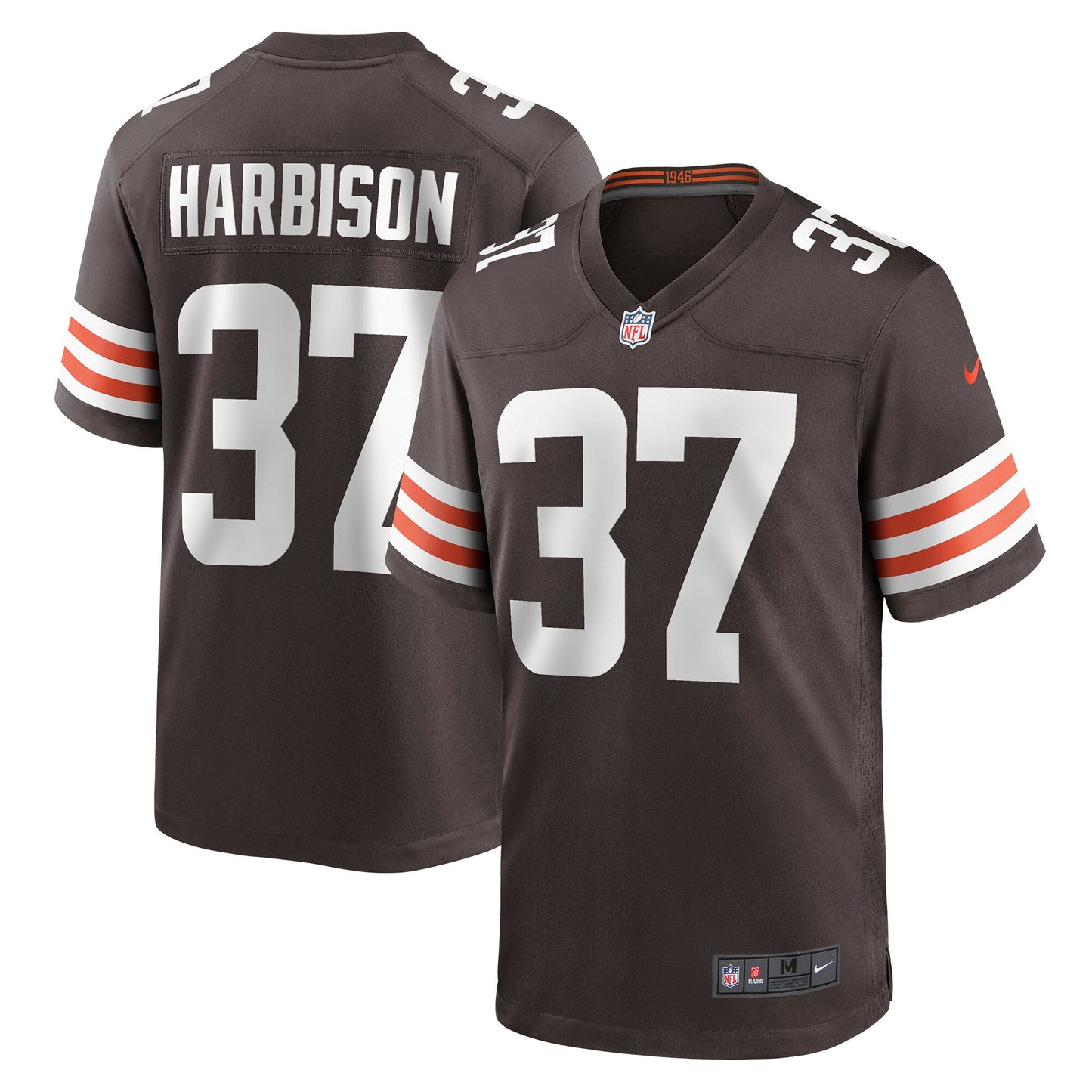 Tre Harbison Cleveland Browns Game Jersey - Brown