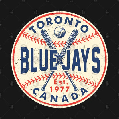 Vintage Canadian Blue Jays 1 By Buck Tee T-Shirt