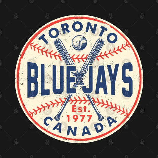 Vintage Canadian Blue Jays 1 By Buck Tee T-Shirt