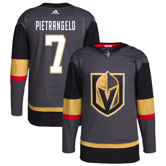 Alex Pietrangelo Vegas Golden Knights Alternate Authentic Pro Jersey - Gray