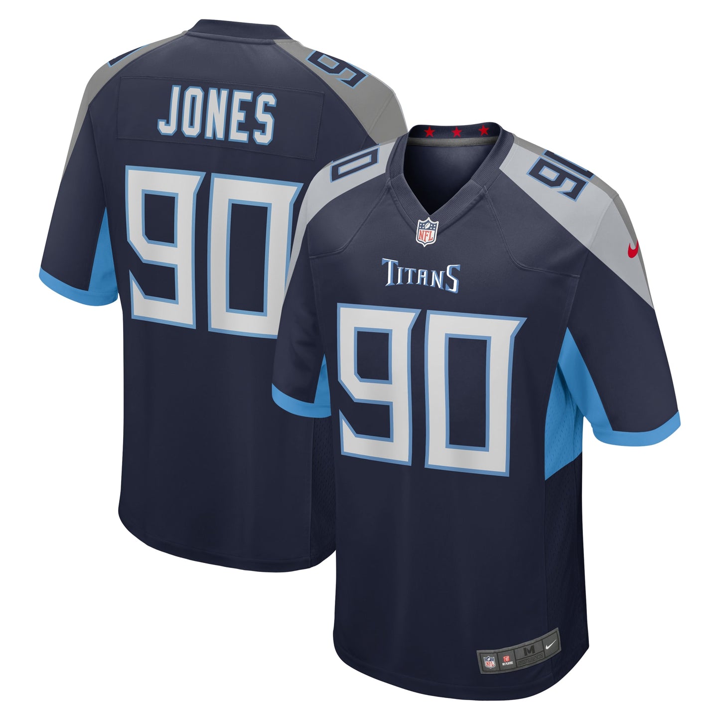 DaQuan Jones Tennessee Titans Game Jersey - Navy