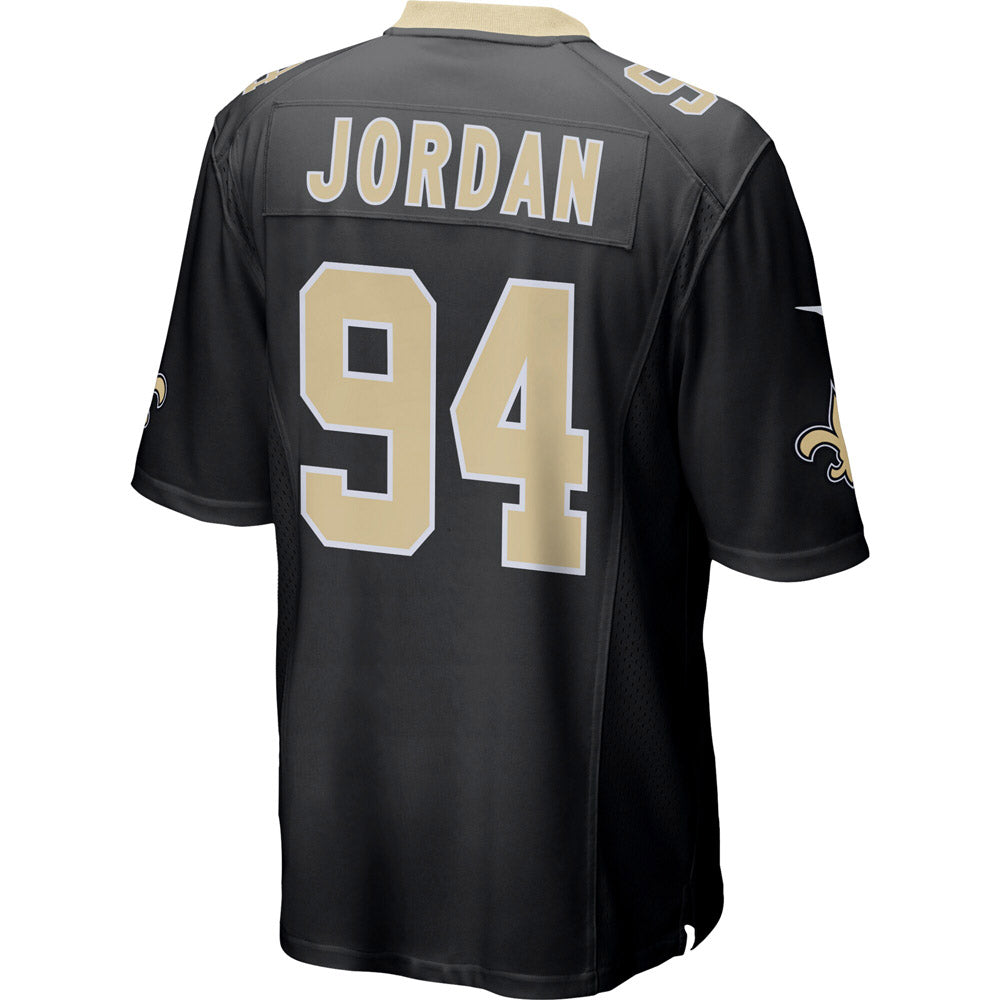 Men's New Orleans Saints Cameron Jordan Game Jersey Black