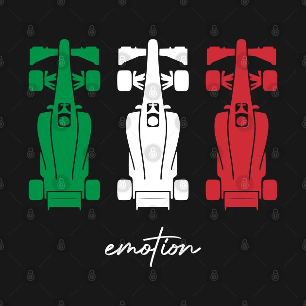 Tifosi 'Emotion' Italian Flag F1 Design T-Shirt