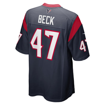 Andrew Beck Houston Texans Game Player Jersey - Navy