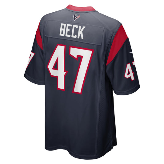 Andrew Beck Houston Texans Game Player Jersey - Navy