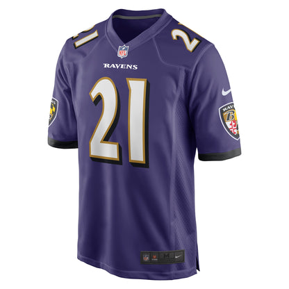 Brandon Stephens Baltimore Ravens Game Jersey - Purple