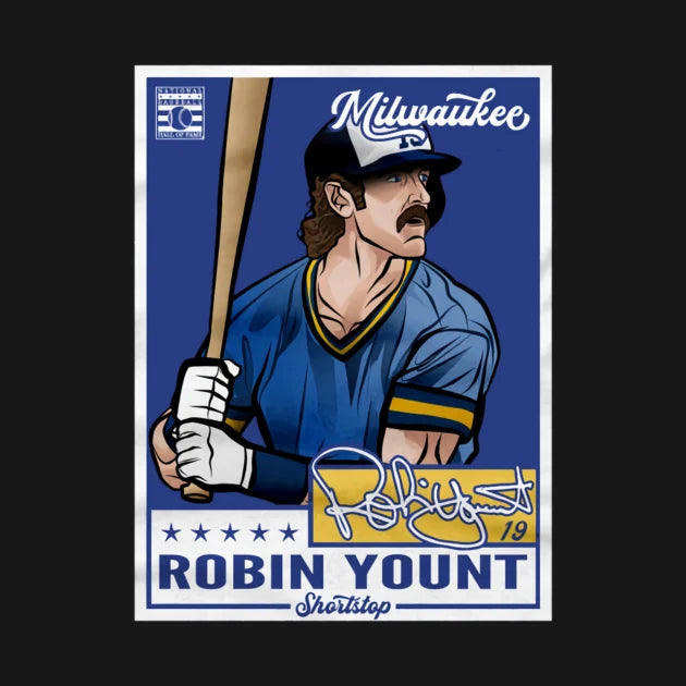 Robin Yount Throwback Card T-Shirt