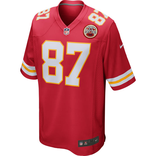 Travis Kelce Kansas City Chiefs Game Jersey - Red