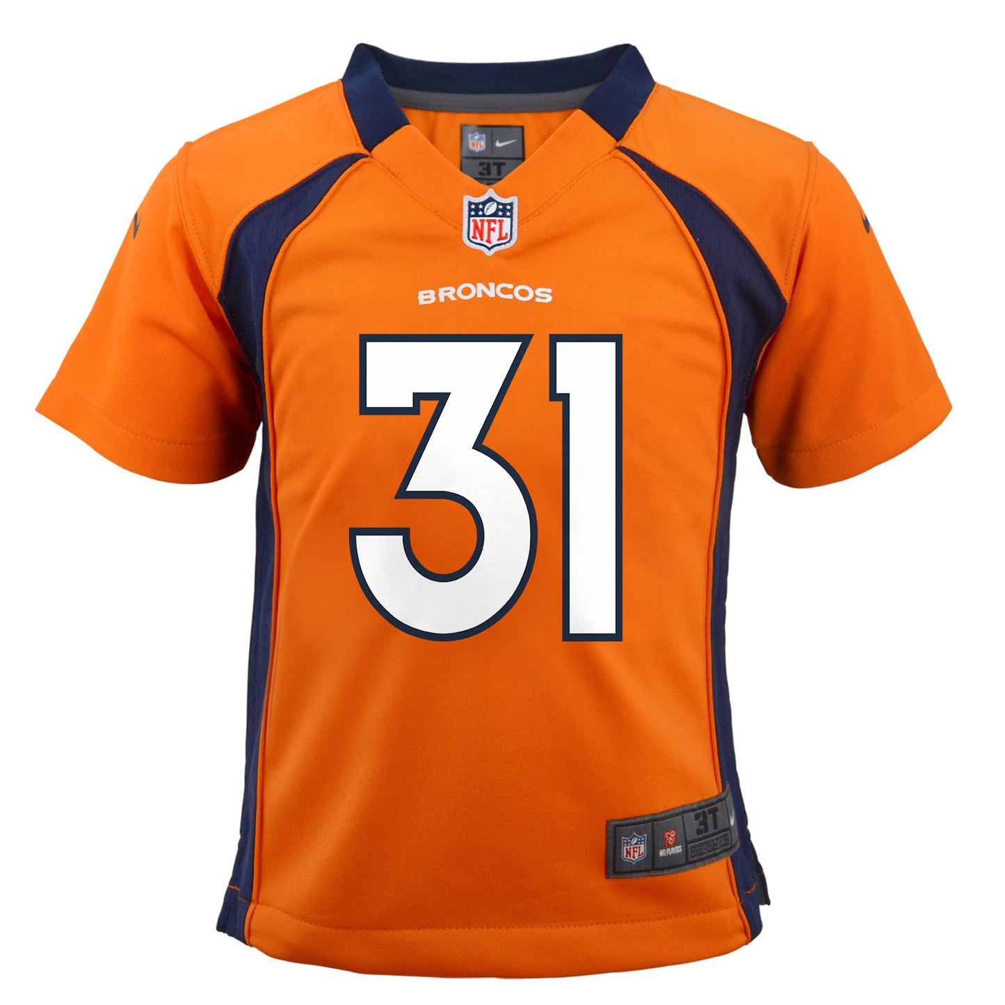 Justin Simmons Denver Broncos Toddler Game Jersey - Orange