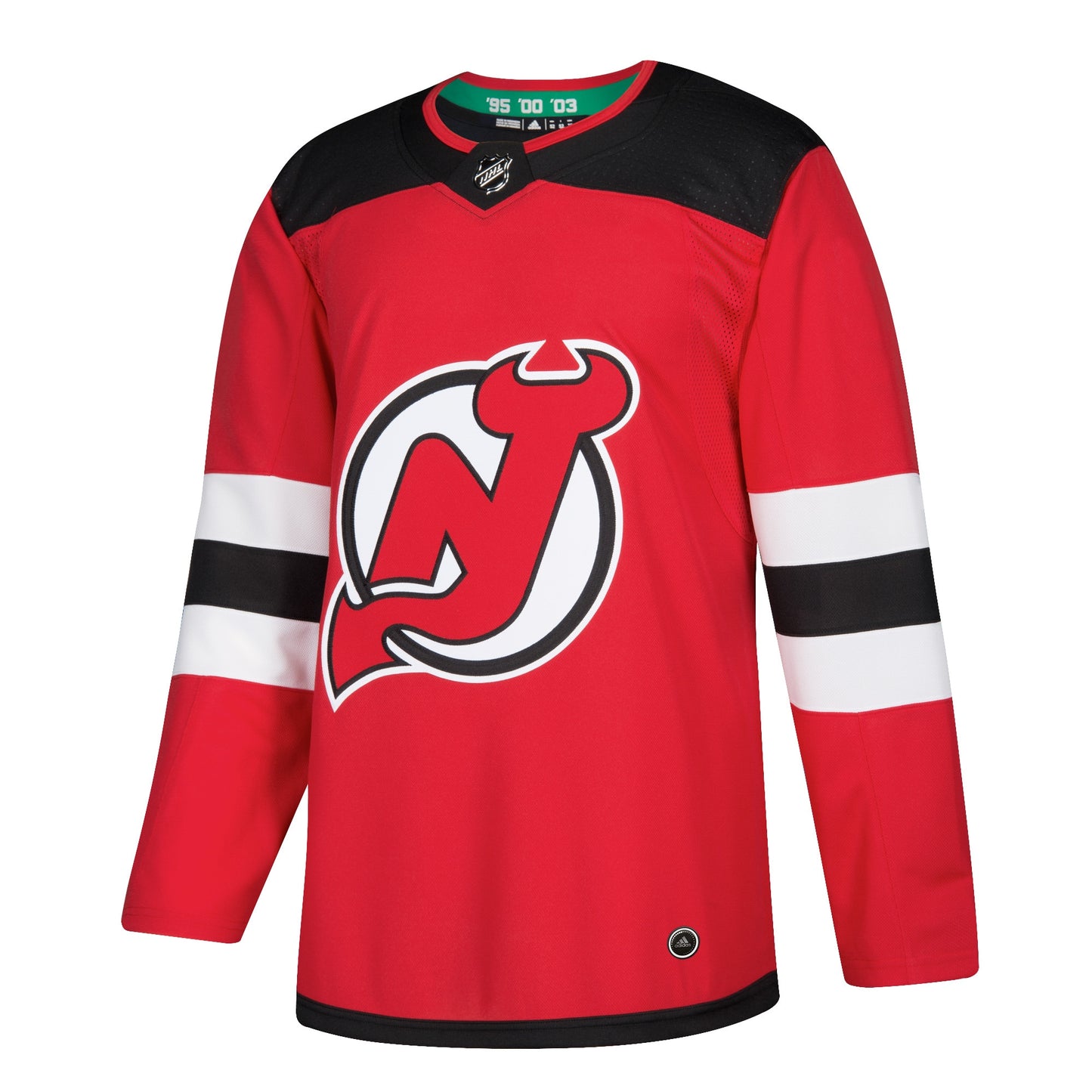 New Jersey Devils Home Authentic Blank Jersey - Red