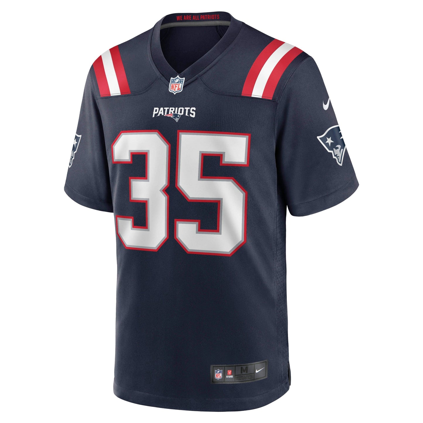 Jim Nance New England Patriots Retired Player Jersey - Navy