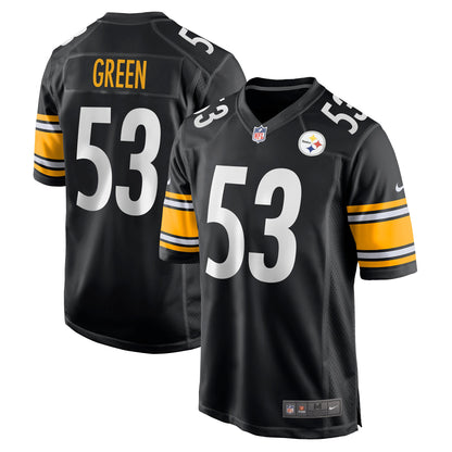 Kendrick Green Pittsburgh Steelers Game Jersey - Black