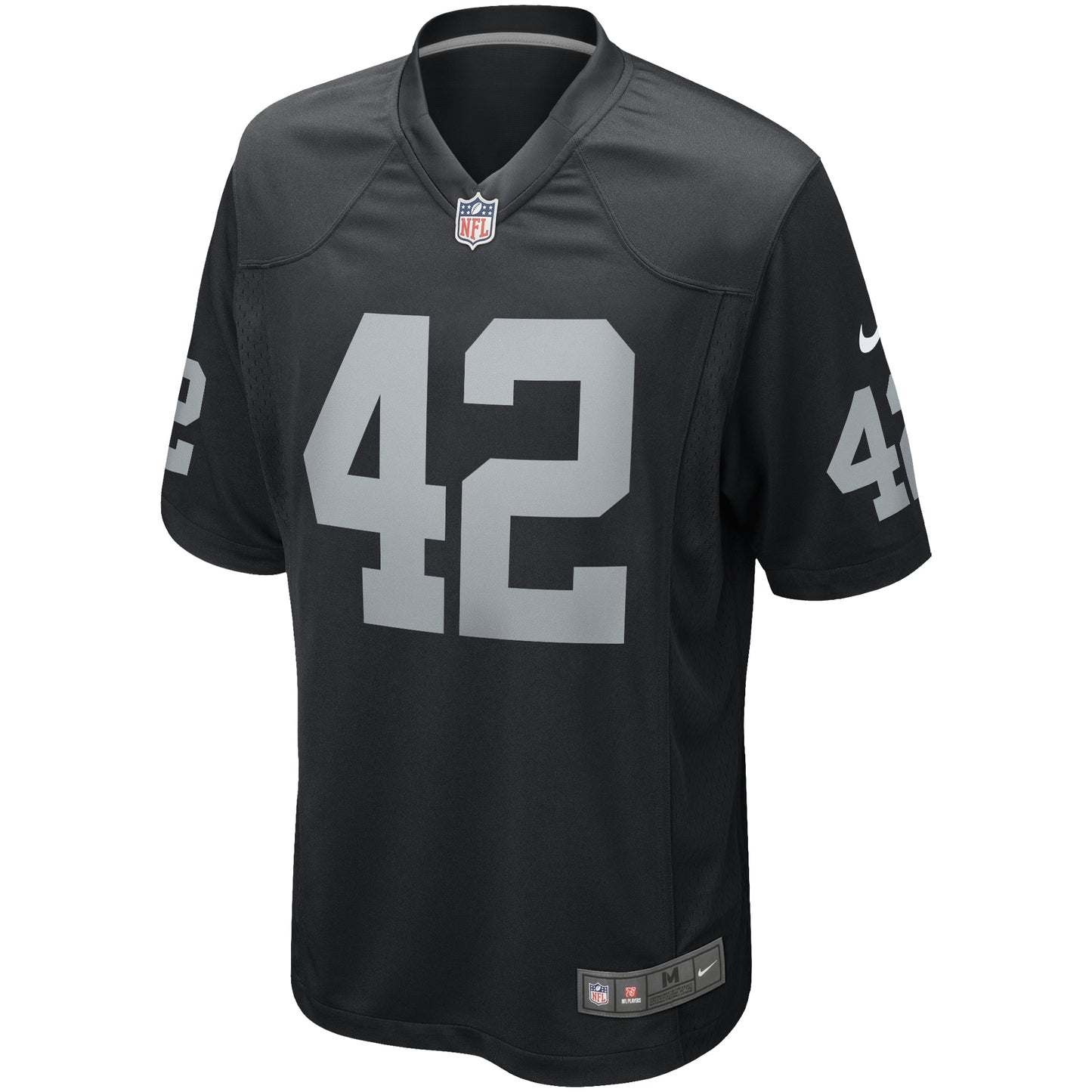 Ronnie Lott Las Vegas Raiders Game Retired Player Jersey - Black