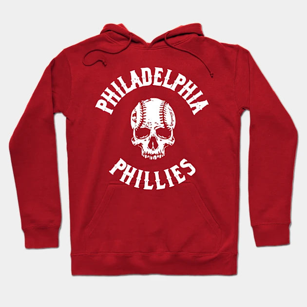 Phillies Skull Hoodie