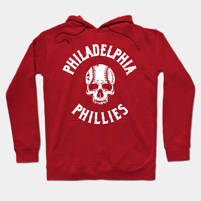 Phillies Skull Hoodie