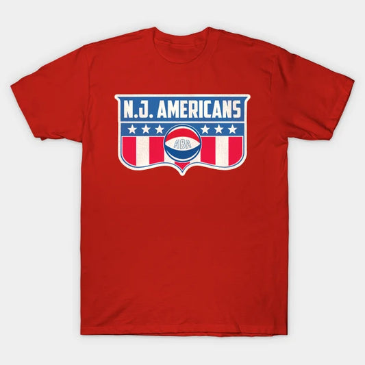 Defunct New Jersey Americans Basketball T-Shirt
