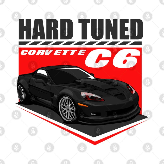Chevrolet Corvette C6-Black T-Shirt