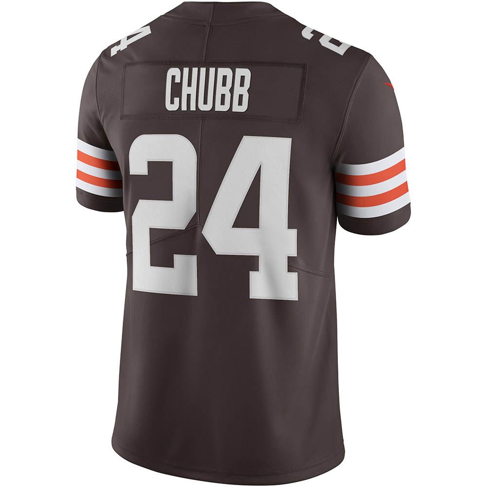 Men's Cleveland Browns Nick Chubb Vapor Limited Jersey Brown