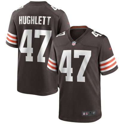 Charley Hughlett Cleveland Browns Game Jersey - Brown