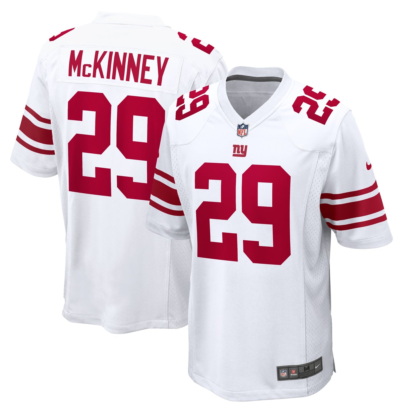 Xavier McKinney New York Giants Away Game Player Jersey - White