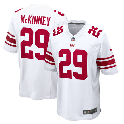 Xavier McKinney New York Giants Away Game Player Jersey - White