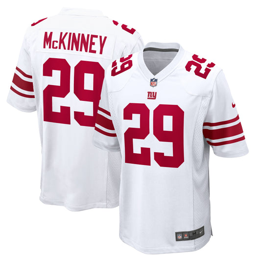 Xavier McKinney New York Giants Away Game Player Jersey - White