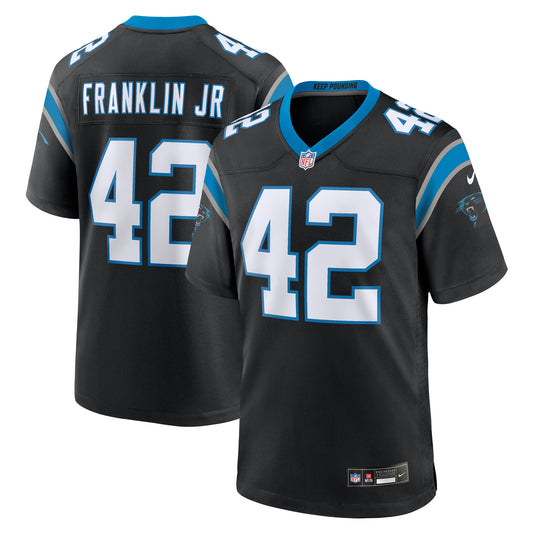 Sam Franklin Jr. Carolina Panthers Team Game Jersey - Black