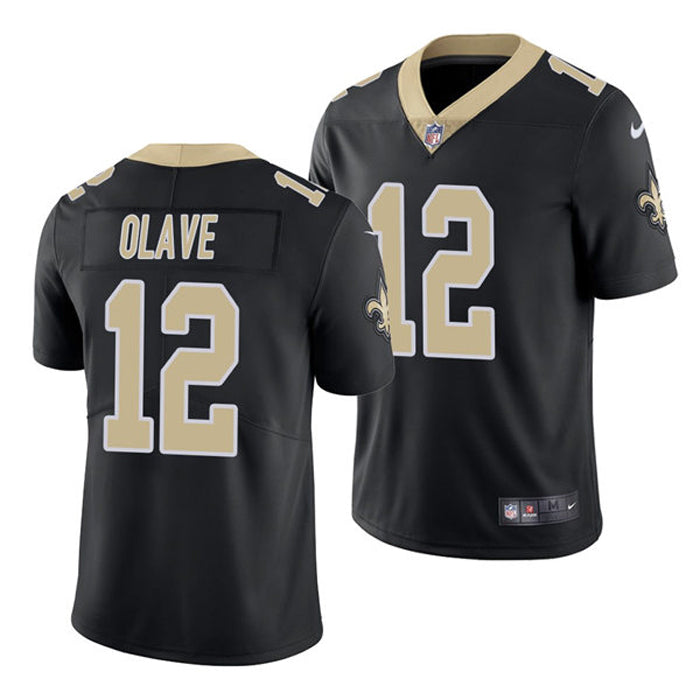 Men's New Orleans Saints Chris Olave Vapor Jersey - Black
