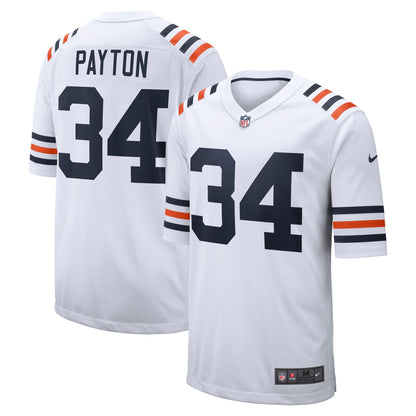 Walter Payton Chicago Bears Retired Player Game Jersey - White