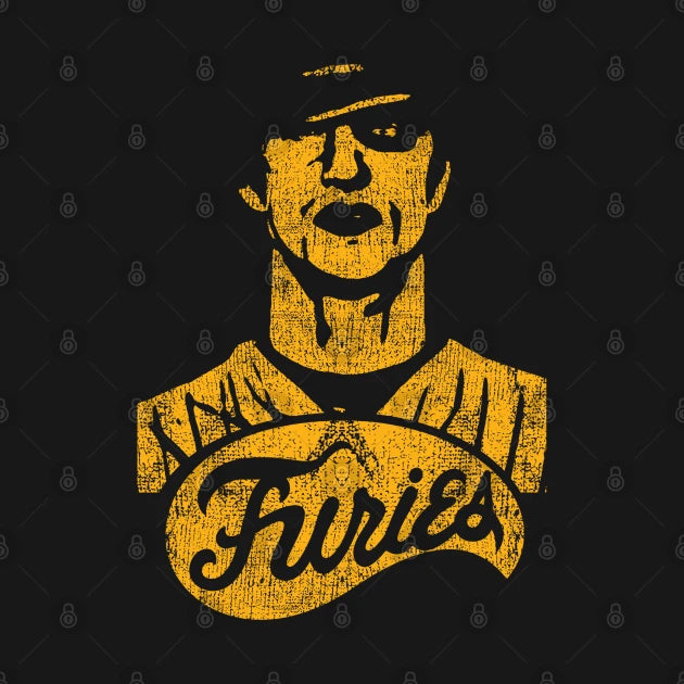 Baseball Furies Orange Vintage Hoodie