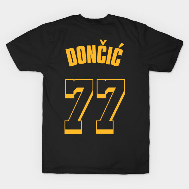 Luka Doncic Lakers Jersey Black (Front/Back Print) T-Shirt