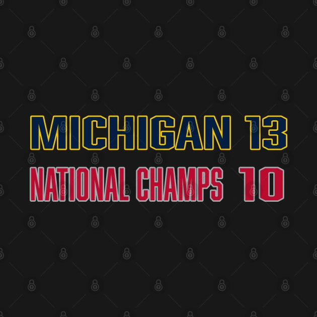 Michigan 13 National Champs 10 Hoodie