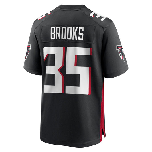 Natrone Brooks Atlanta Falcons Team Game Jersey - ?Black