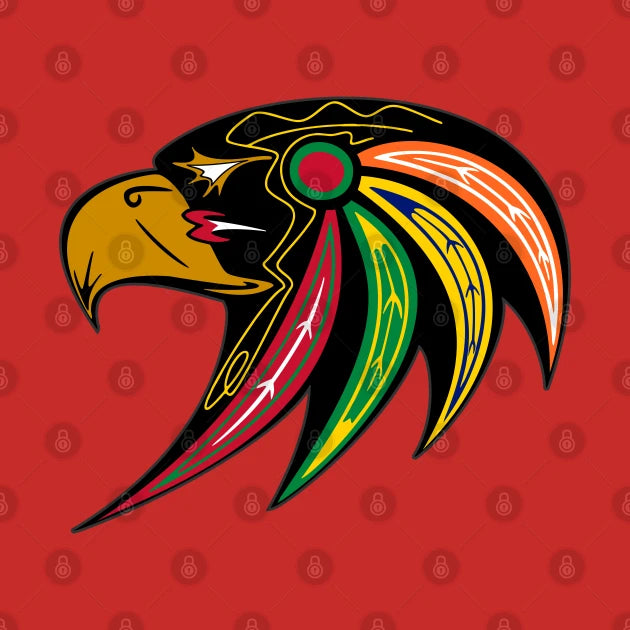 Blackhawks Alternate Accipiter Logo T-Shirt