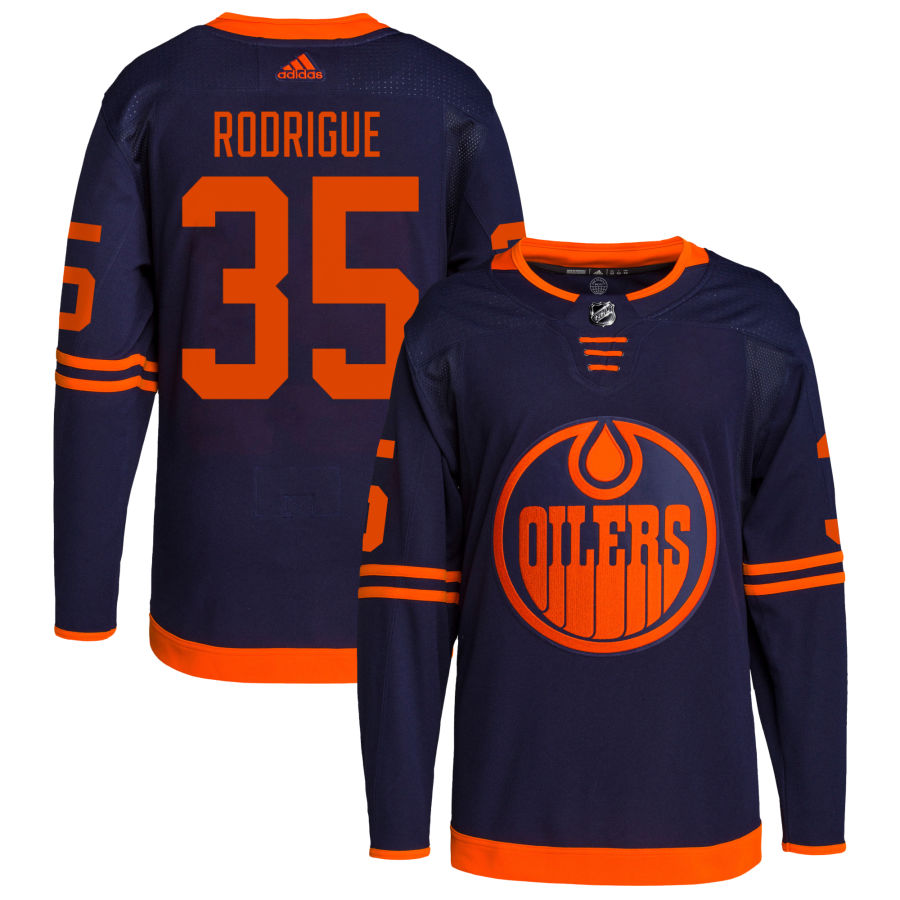 Olivier Rodrigue Edmonton Oilers Alternate Primegreen Authentic Pro Jersey - Navy