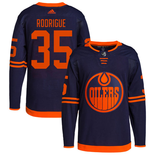 Olivier Rodrigue Edmonton Oilers Alternate Primegreen Authentic Pro Jersey - Navy
