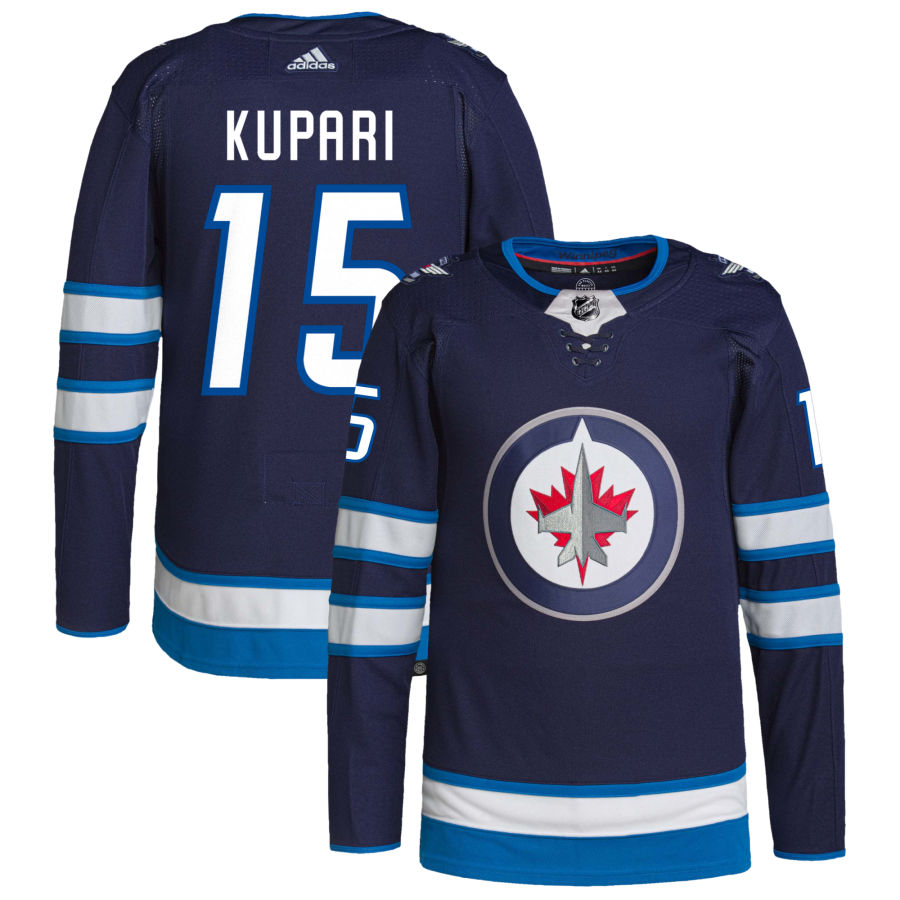 Rasmus Kupari Winnipeg Jets Home Authentic Pro Jersey - Navy