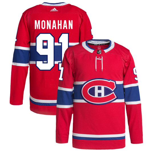 Sean Monahan Montreal Canadiens Home Primegreen Authentic Pro Jersey - Red