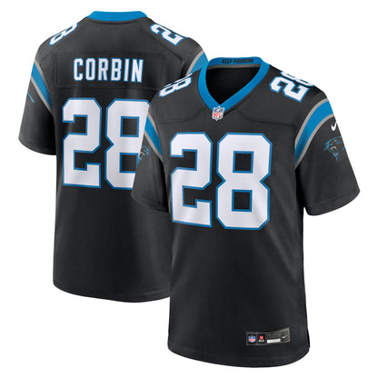 Jashaun Corbin Carolina Panthers Team Game Jersey - ?Black