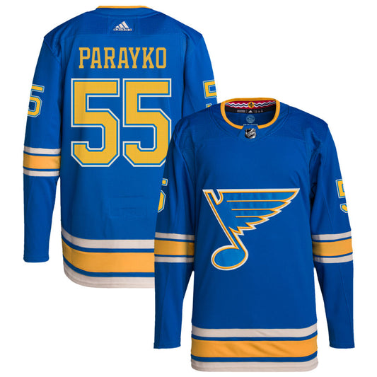 Colton Parayko St. Louis Blues Alternate Authentic Pro Jersey - Blue