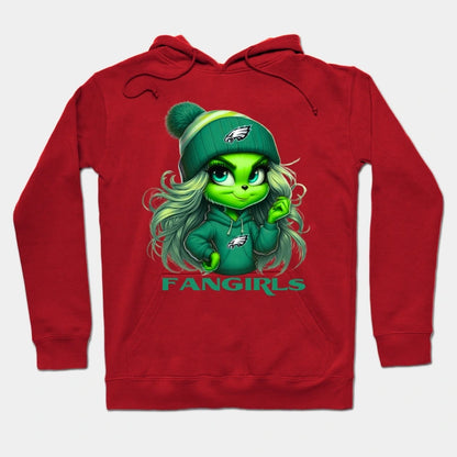 Fan Girl Philadelphia Eagles Football,Christmas Girls Hoodie