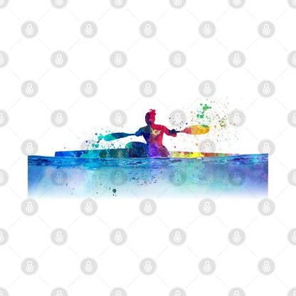 Kayak In Watercolor T-Shirt