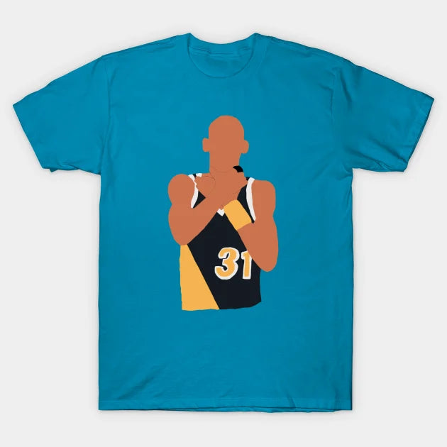 Reggie Miller Choke Sign T-Shirt