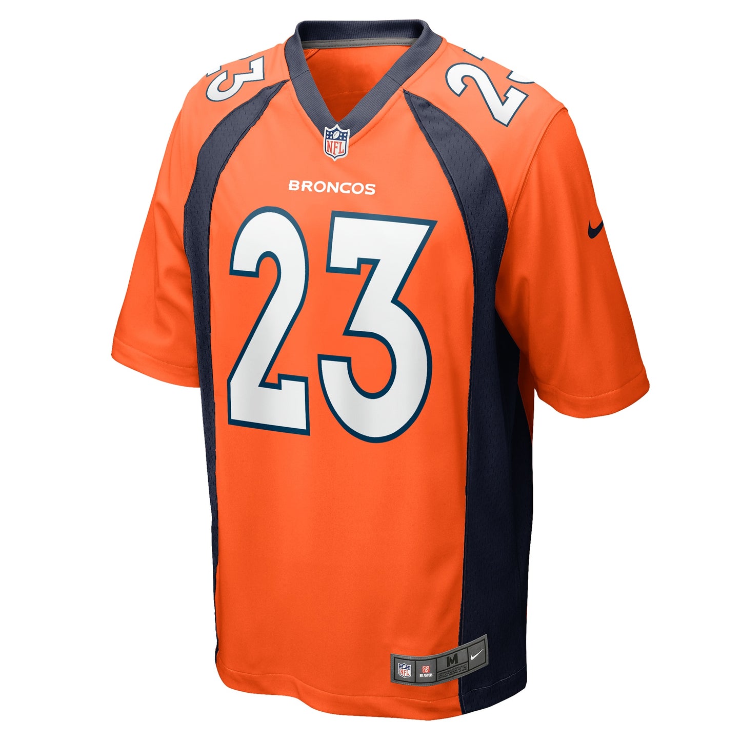Fabian Moreau Denver Broncos Team Game Jersey - ?Orange