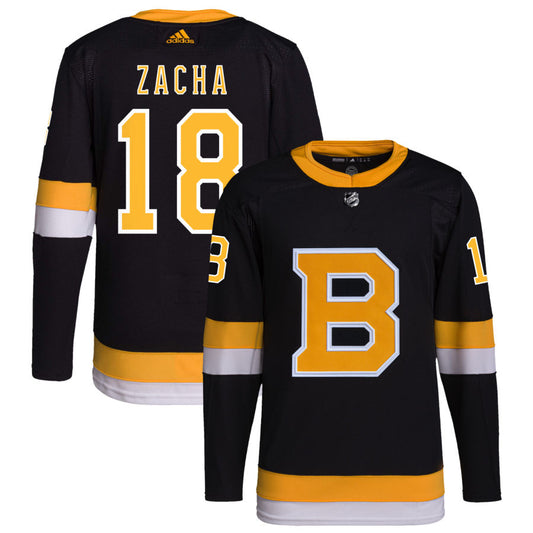 Pavel Zacha Boston Bruins Alternate Primegreen Authentic Pro Jersey - Black