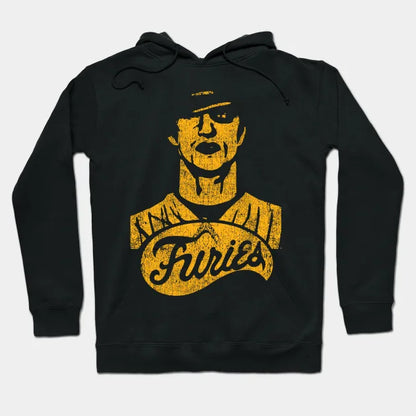 Baseball Furies Orange Vintage Hoodie