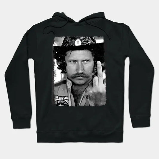 Dale Earnhardt Middle Finger Up Retro 90S Style Hoodie