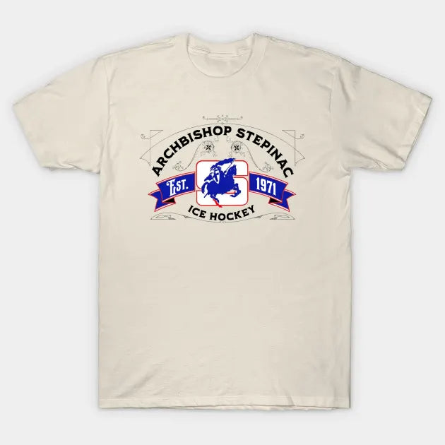 Sanborn Stepinac Hockey Logo T-Shirt
