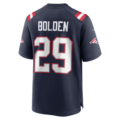Isaiah Bolden New England Patriots Team Game Jersey - ?Navy